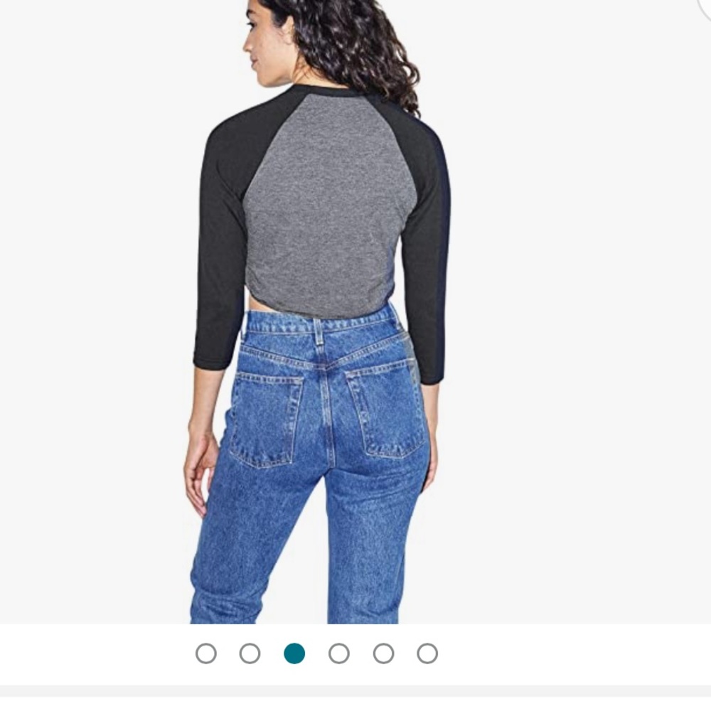 American apparel cropped raglan top - Picture 4 of 6